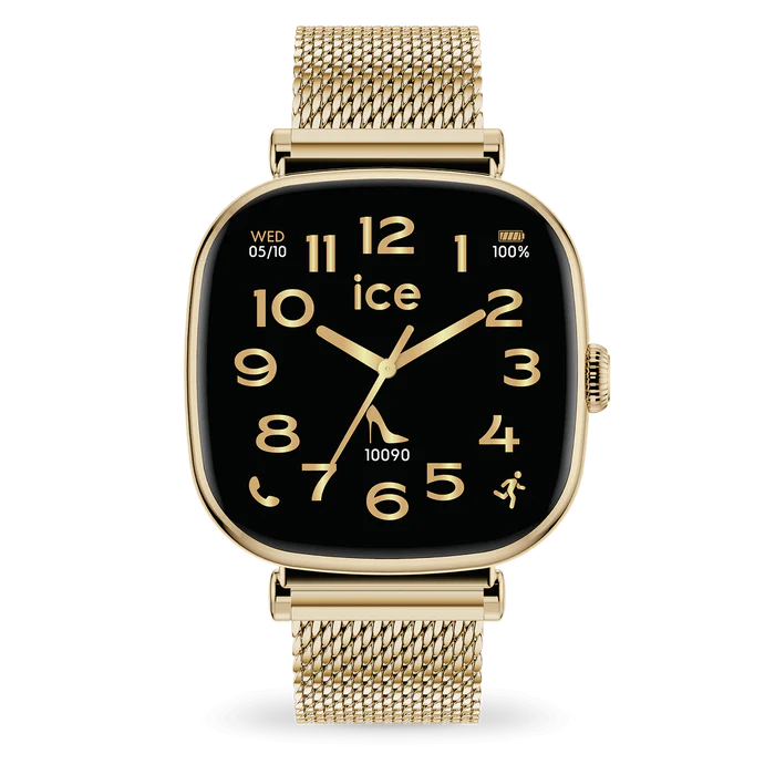 Montre Connectée ICE smart SQ 2.0 – Carrée 1.70’’ – Gold