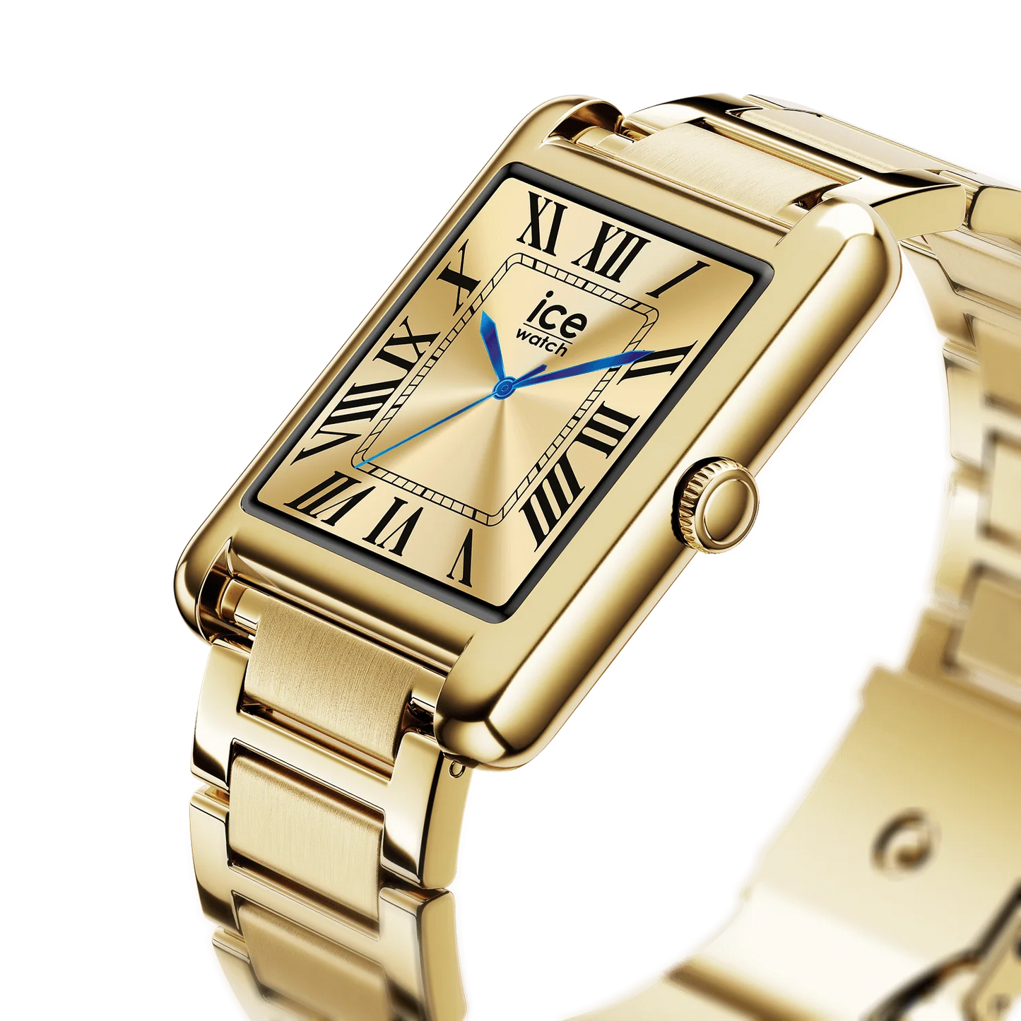 Montre Connectée ICE smart TKS 2.0 Rectangulaire – Gold, Look Total Gold