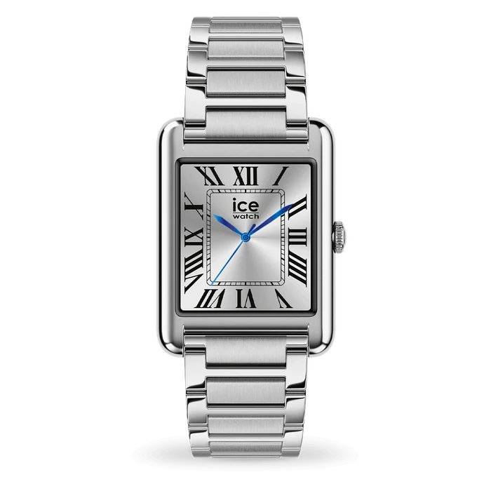 Montre Connectée ICE smart TKS 2.0 Rectangulaire – Silver, Look Total Silver