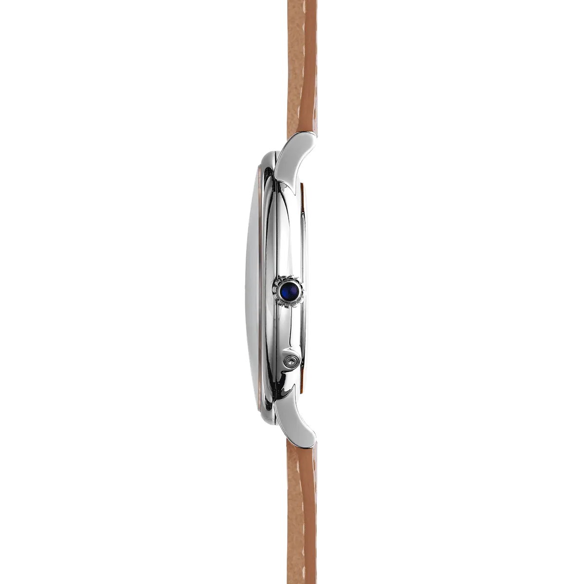 Montre Herbelin Inspiration Phase de Lune Acier & Cuir Camel