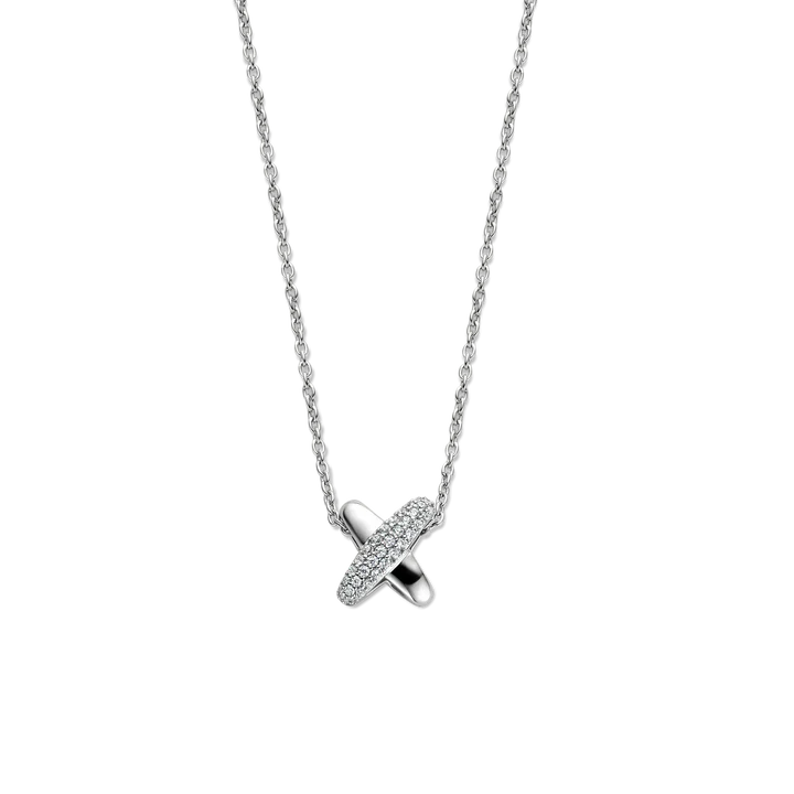 Collier TI SENTO Argent et Zirconium