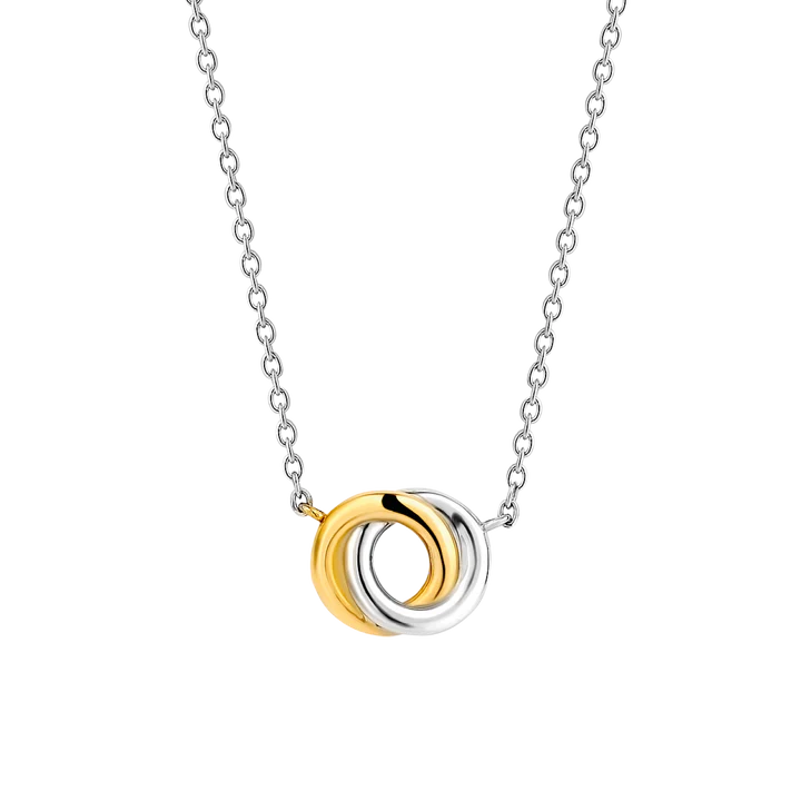 Collier TI SENTO Infini Argent & Plaqué Or Jaune 3915SY