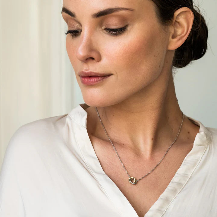 Collier TI SENTO Infini Argent & Plaqué Or Jaune 3915SY
