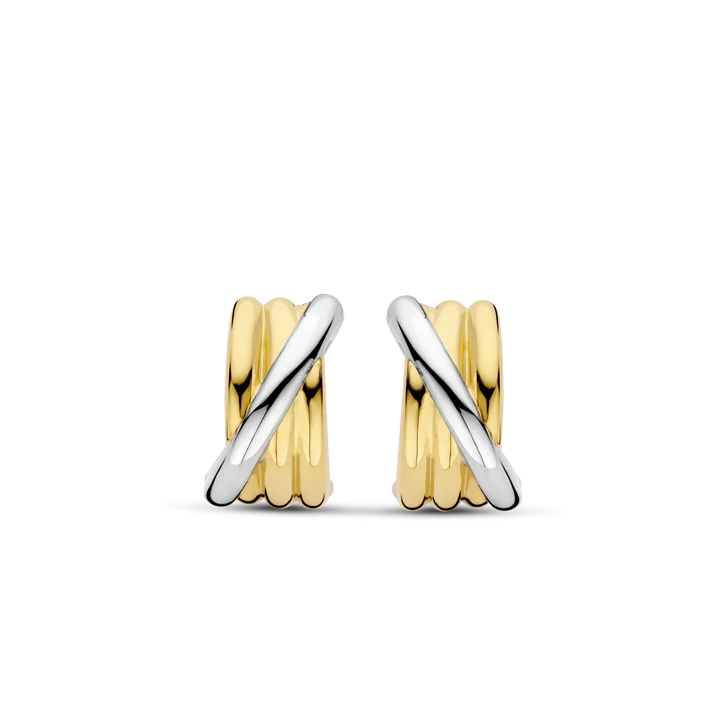 Boucles d'Oreilles TI SENTO Créoles Dorées 7960SY