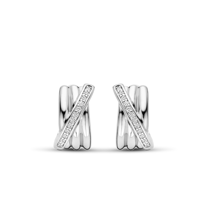 Boucles d'Oreilles TI SENTO Créoles Argent 7960ZI