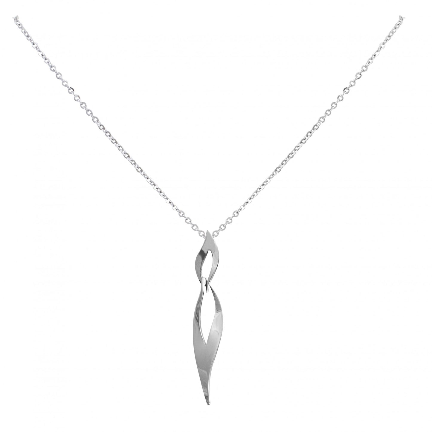 COLLIER/PENDENTIF ACIER 45+3CM