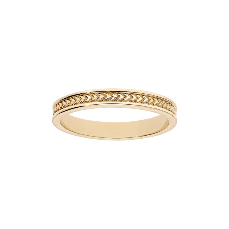 Alliance Plaqué Or boule 3mm– Élégance et Intemporalité