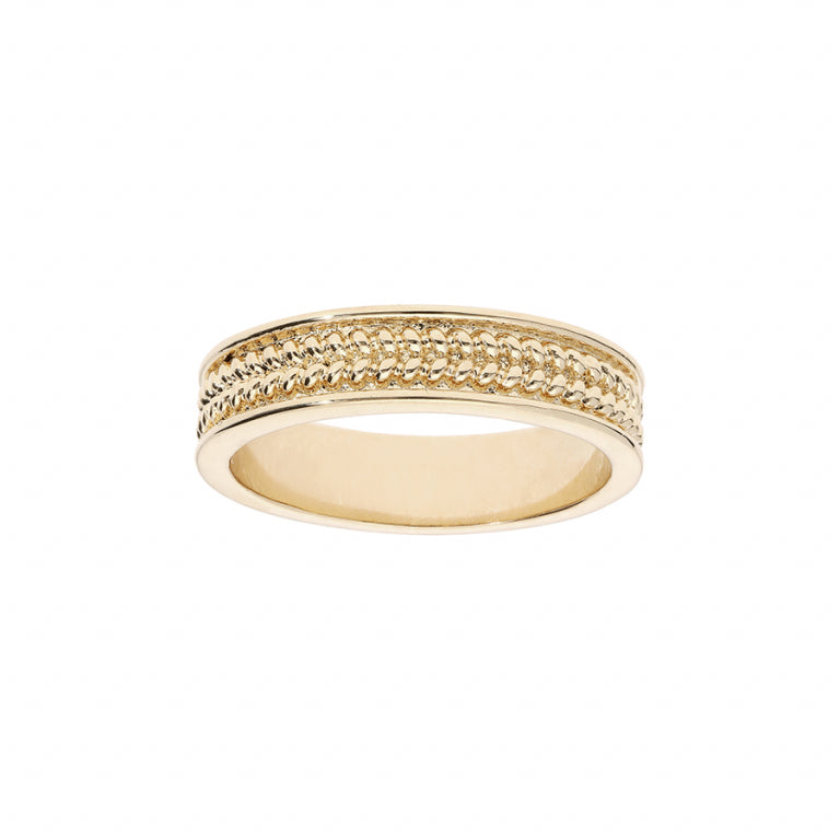 Alliance Plaqué Or boule 5mm– Élégance et Intemporalité