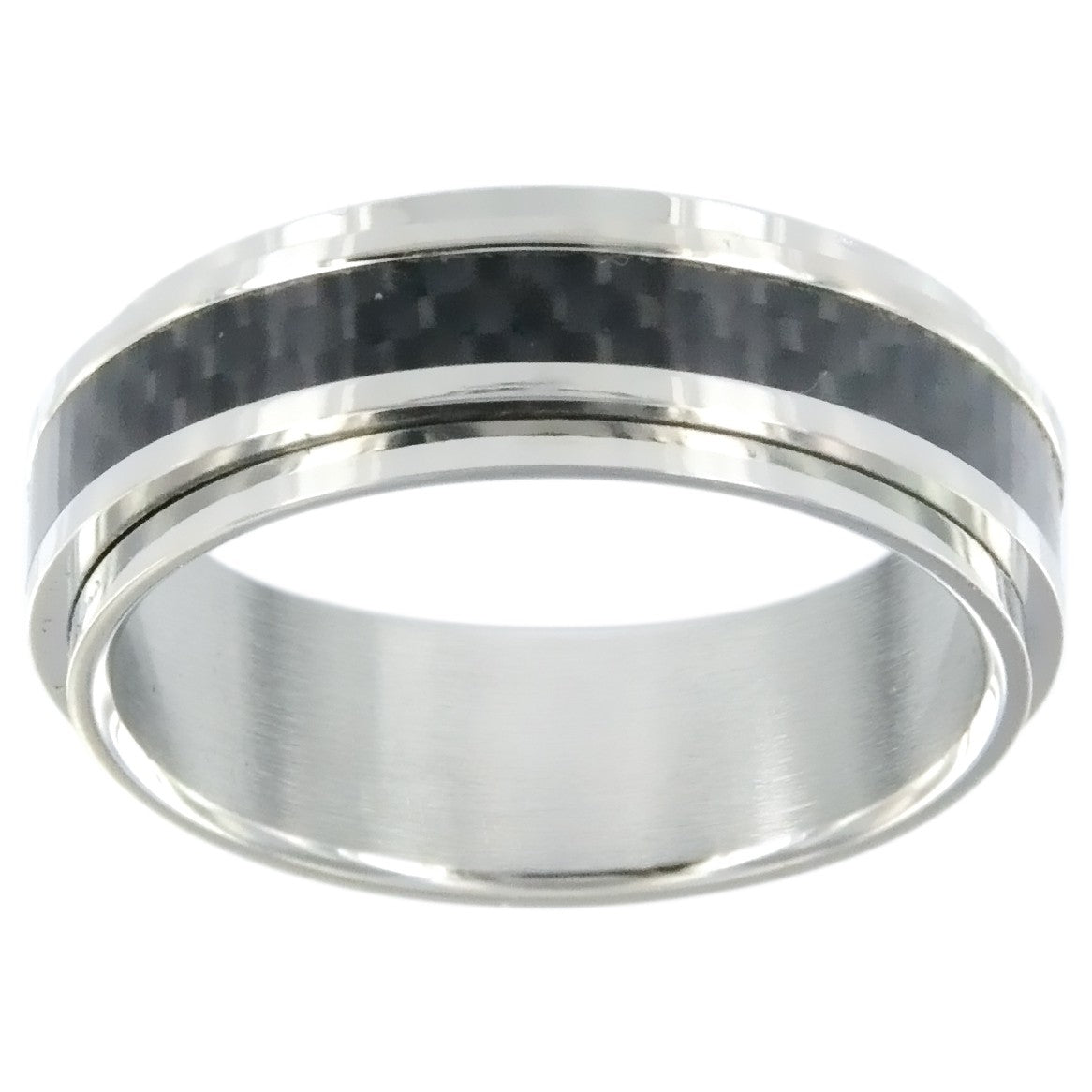BAGUE AC/FIB.CARBONE T. - Bijouterie Cordier