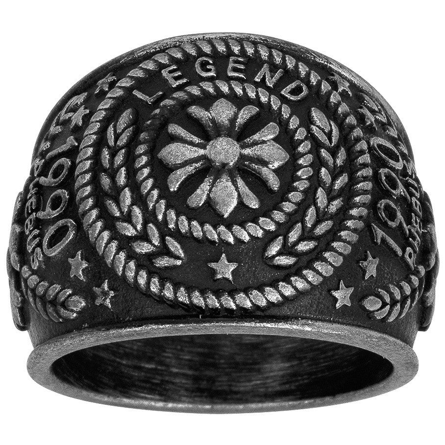BAGUE ACIER IP VINTAGE - Bijouterie Cordier