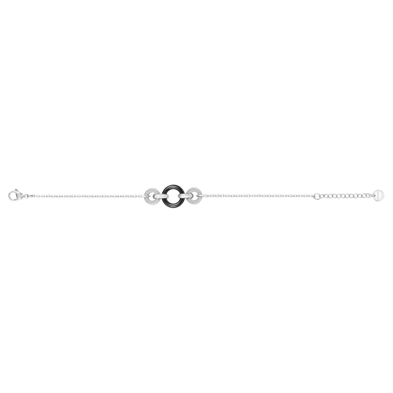 BRAC.AC.3 CERCLES CRISTAL ET CERA.NOIRE 17+3CM