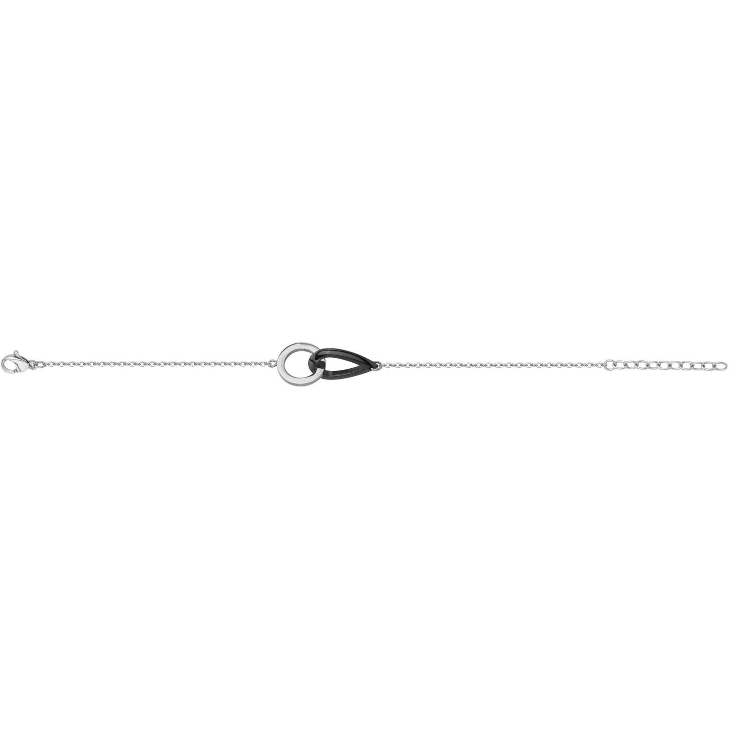 BRAC.ACIER CERAM. NOIRE-16+3CM