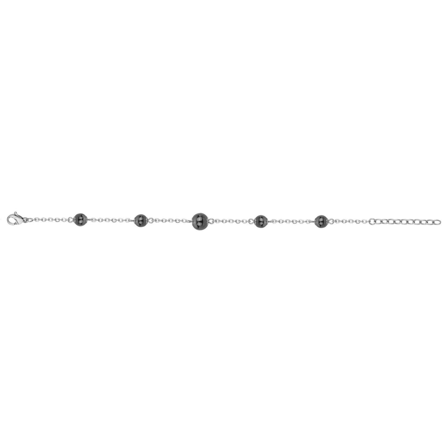 BRAC.ACIER CERAM. NOIRE-17+3CM