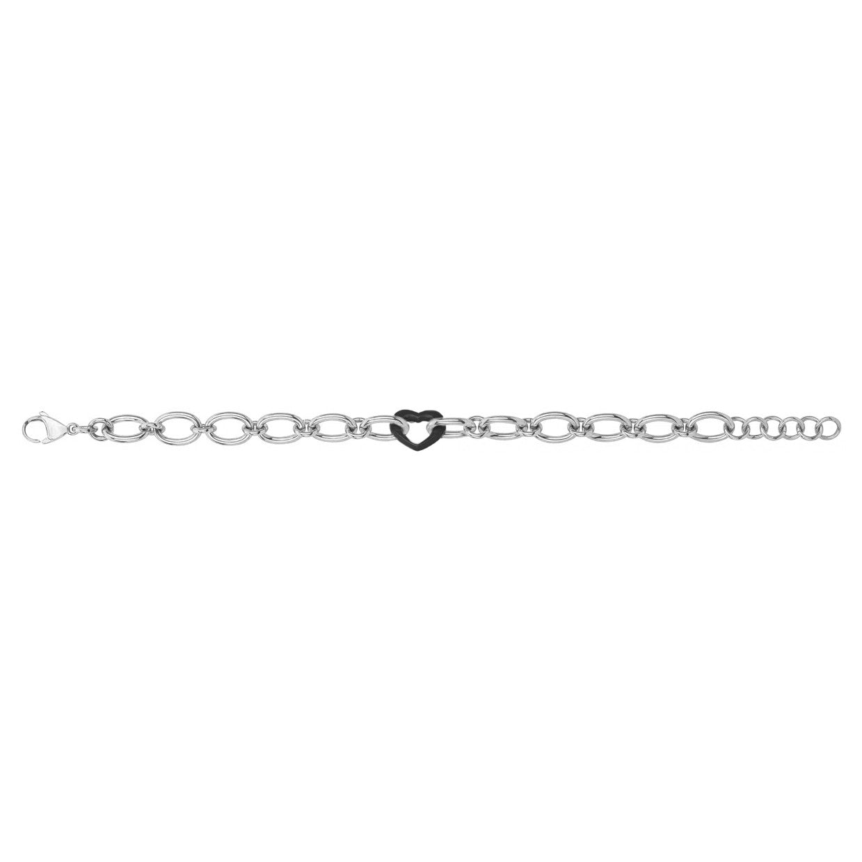 BRAC.ACIER ET CERAM.NOIRE-18+3CM