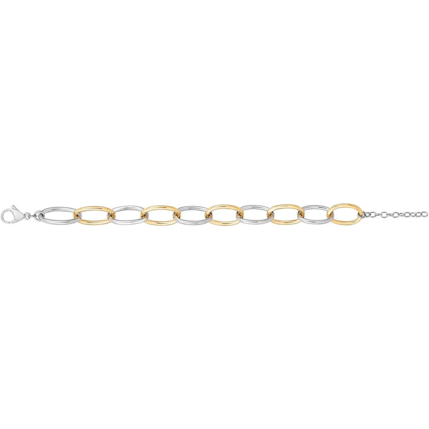 BRAC.ACIER ET PVD JAUNE-16+3CM