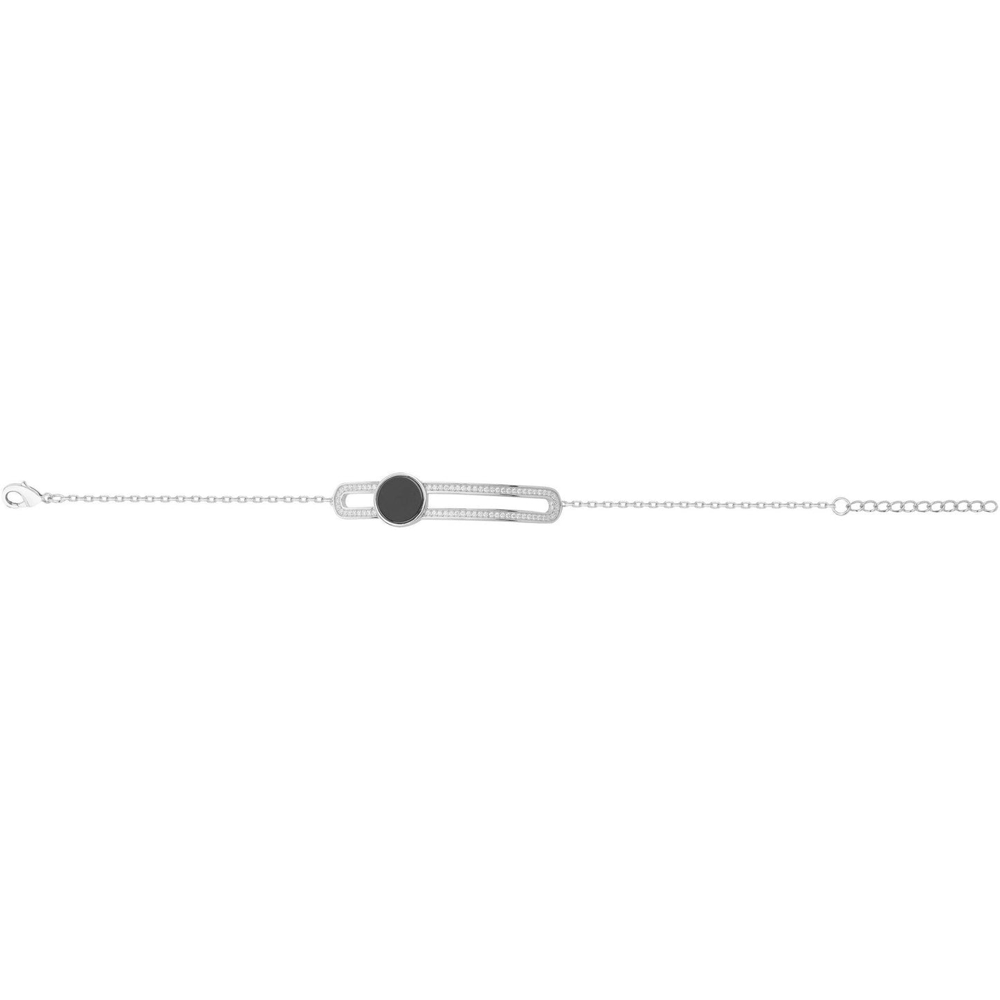 BRAC.ARGT. CERAM. NOIR 70 OZ-16+3CM