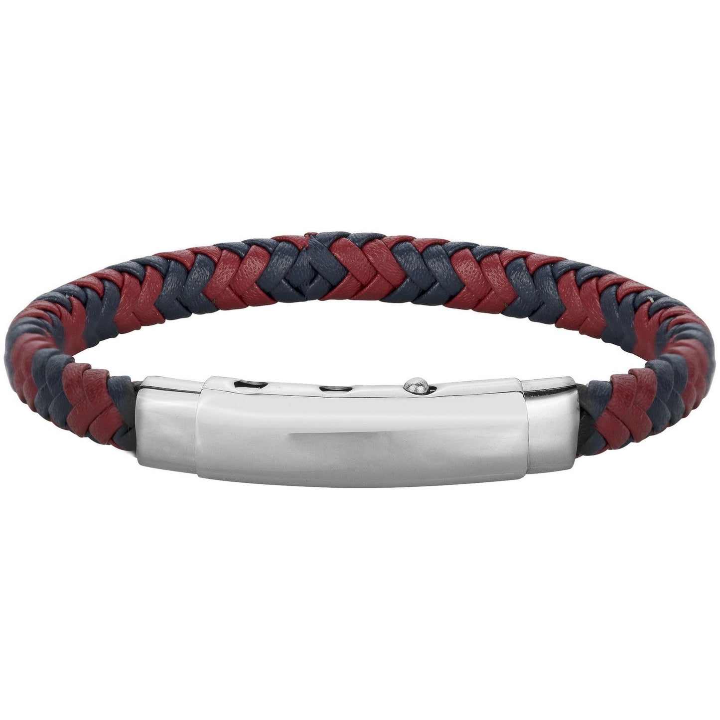 BRAC.MICROFIBRE TRESSE BLEU ROUGE- REGL.19,6-20,2-20,8cm