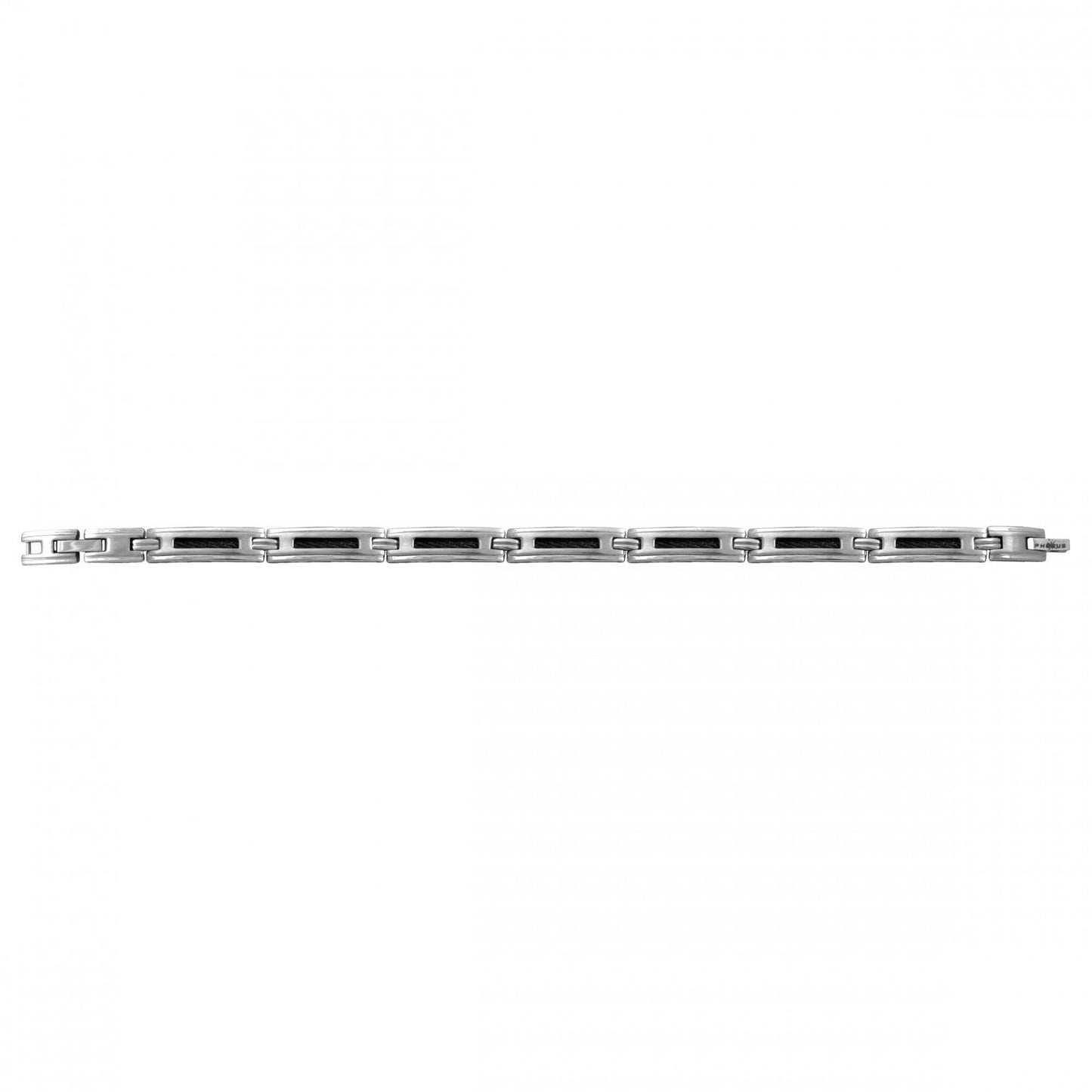 BRAC. ACIER/CABLE NOIR 21+1.5CM