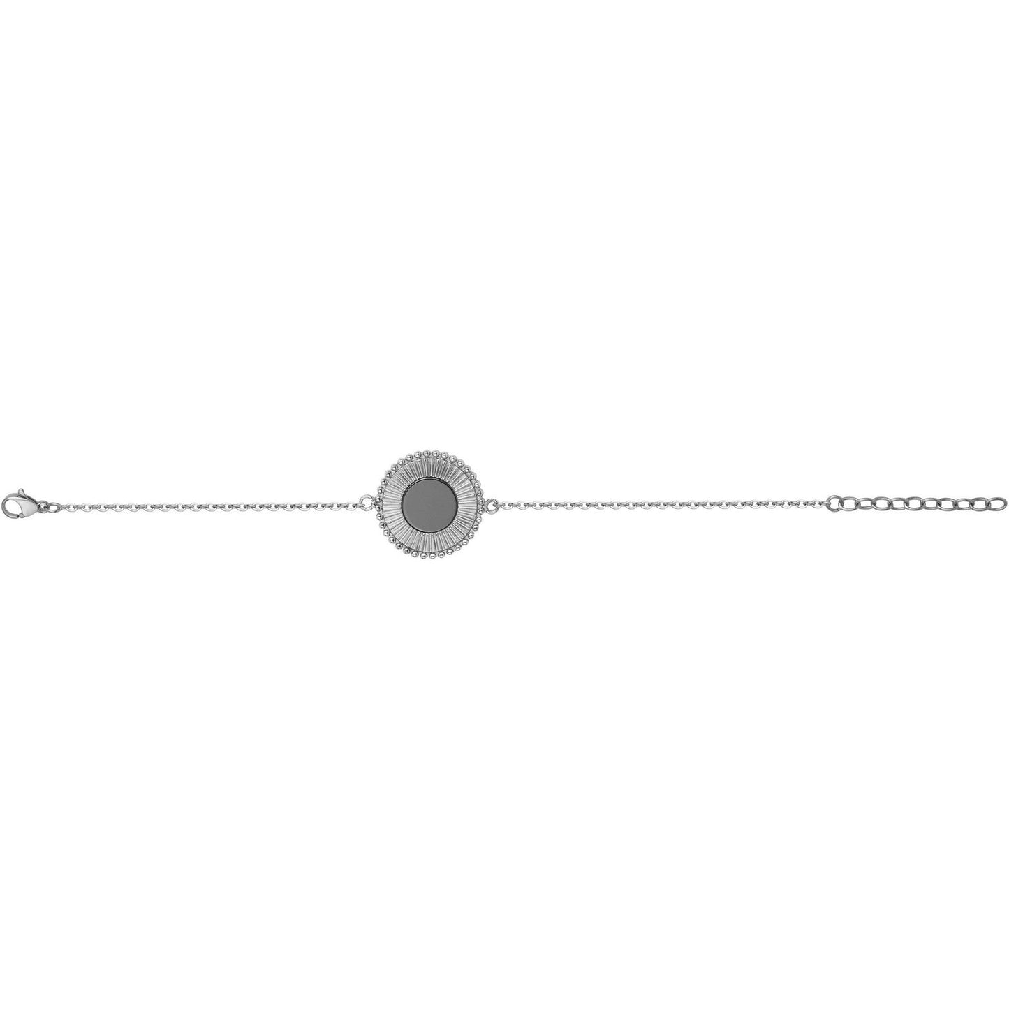 BRAC. ACIER ET CERAM.NOIR-16+3CM