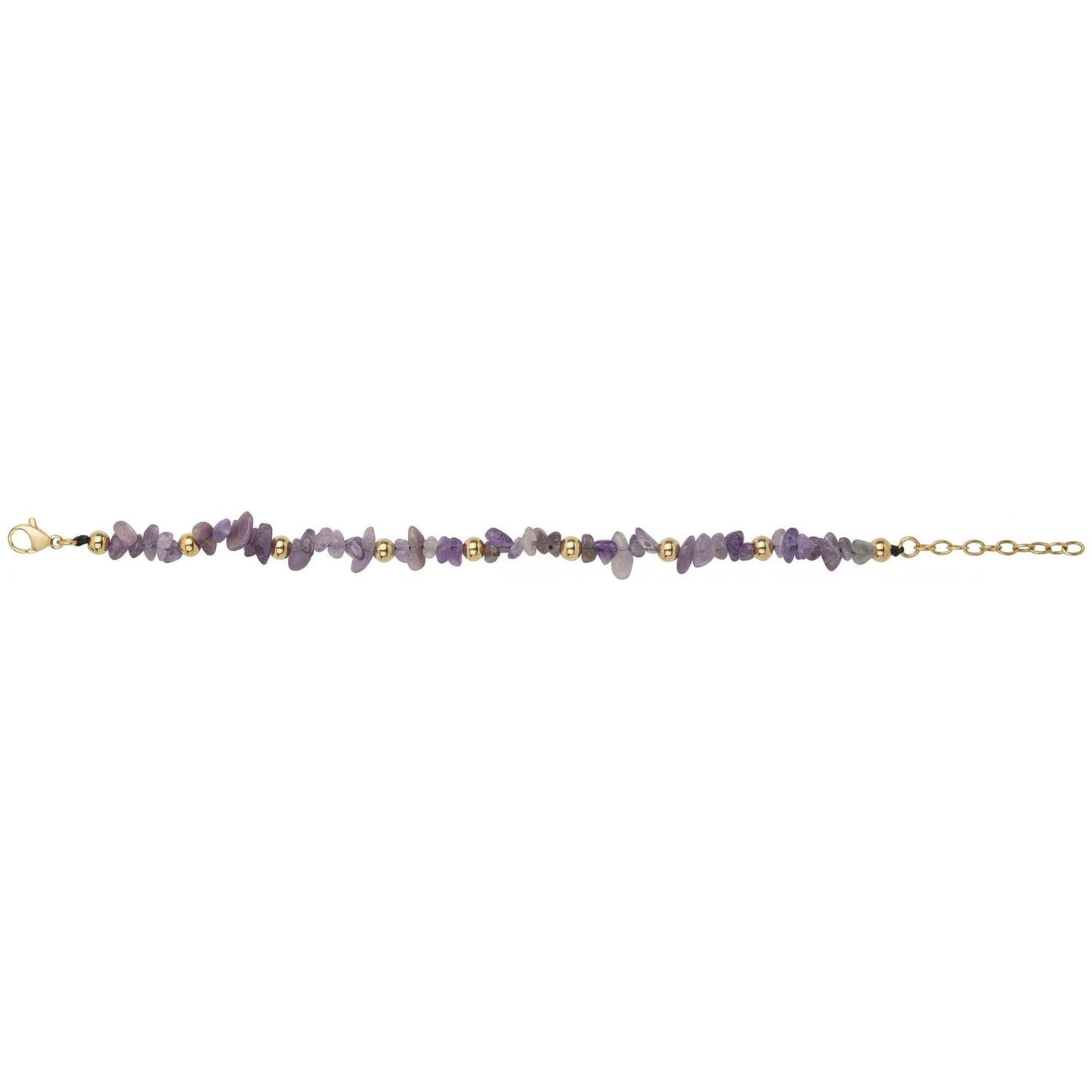 BRAC. ACIER IPG CRISTAL VIOLET NATUREL-16,5+3CM