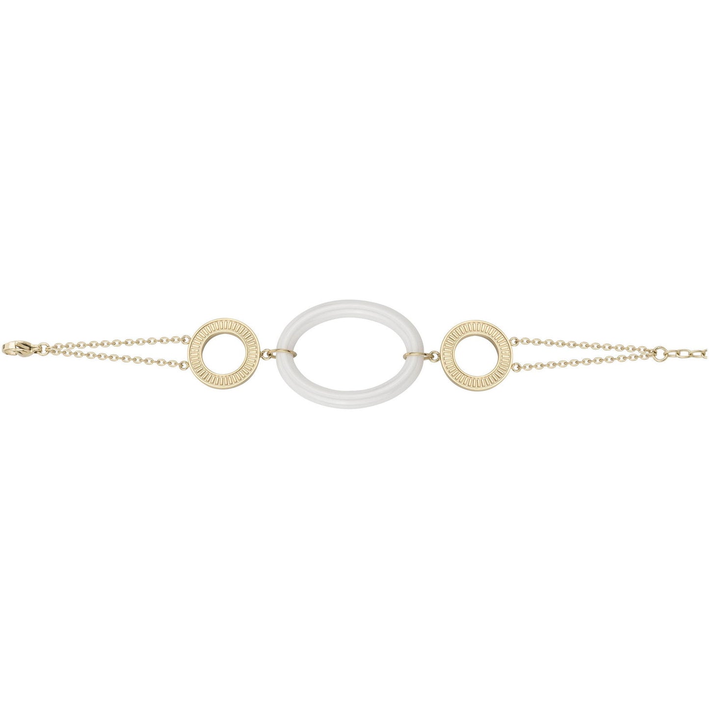 BRAC. ACIER IPG ET CERAM. BLANC 16+3CM