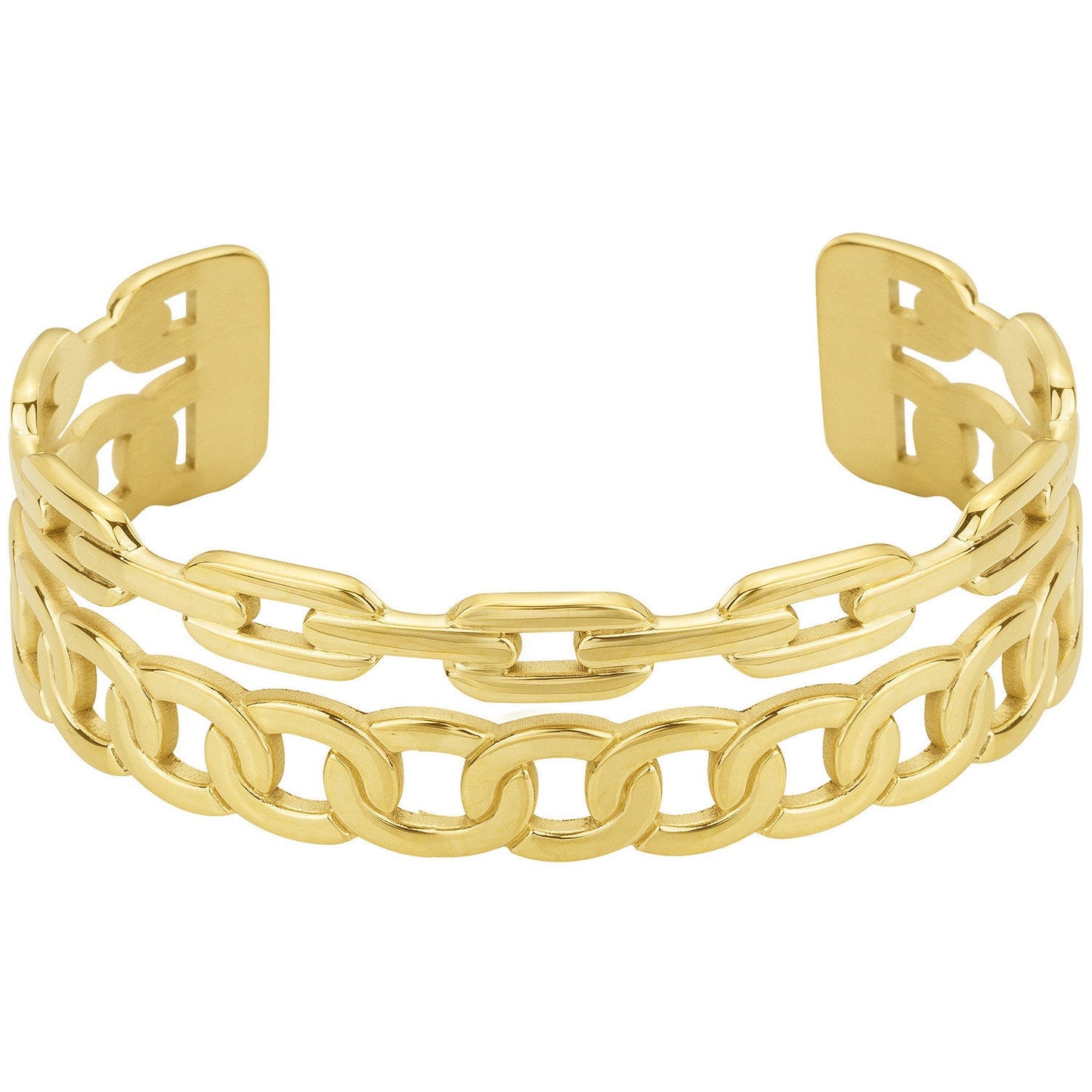 BRAC. ACIER PVD JAUNE 50*60*30
