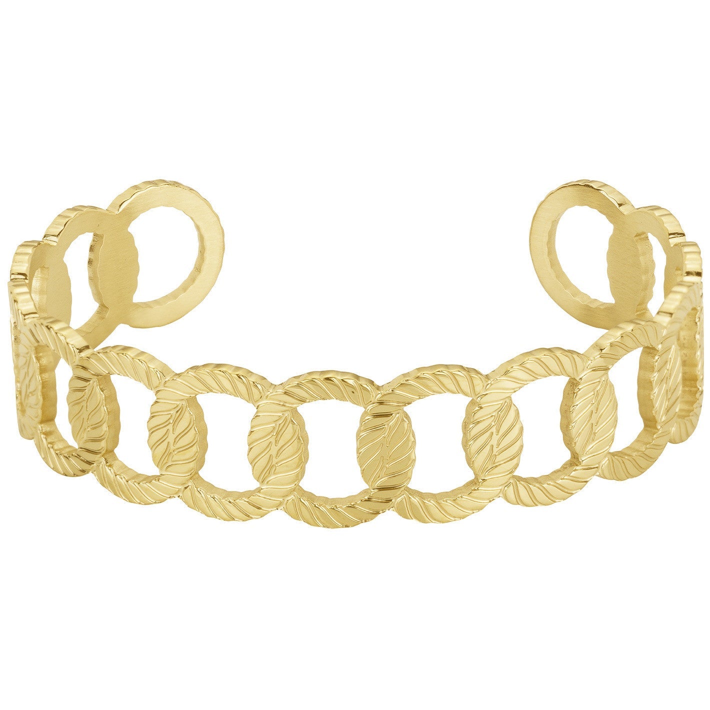 BRAC. ACIER PVD JAUNE 50*60*30