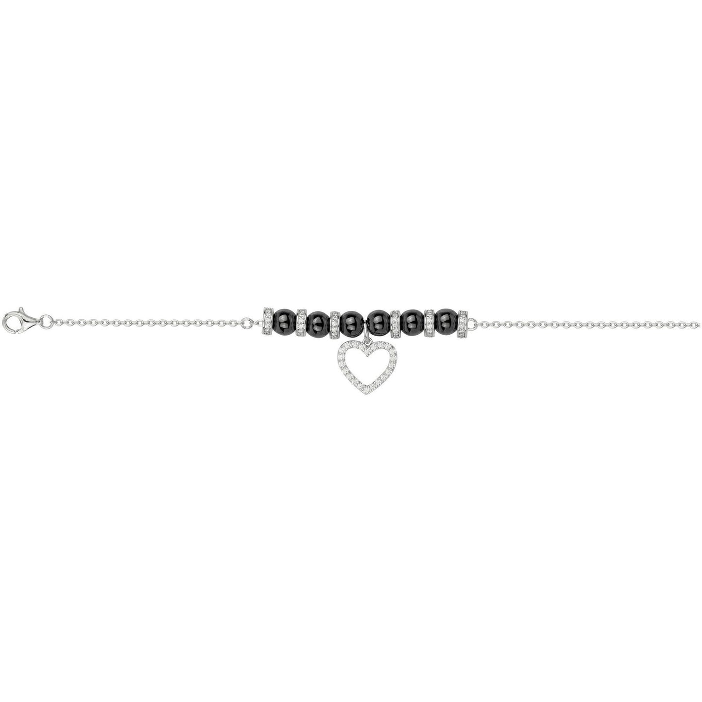 BRAC. ARG. 925, 106 OZ ET CERAM. NOIR 16+3CM