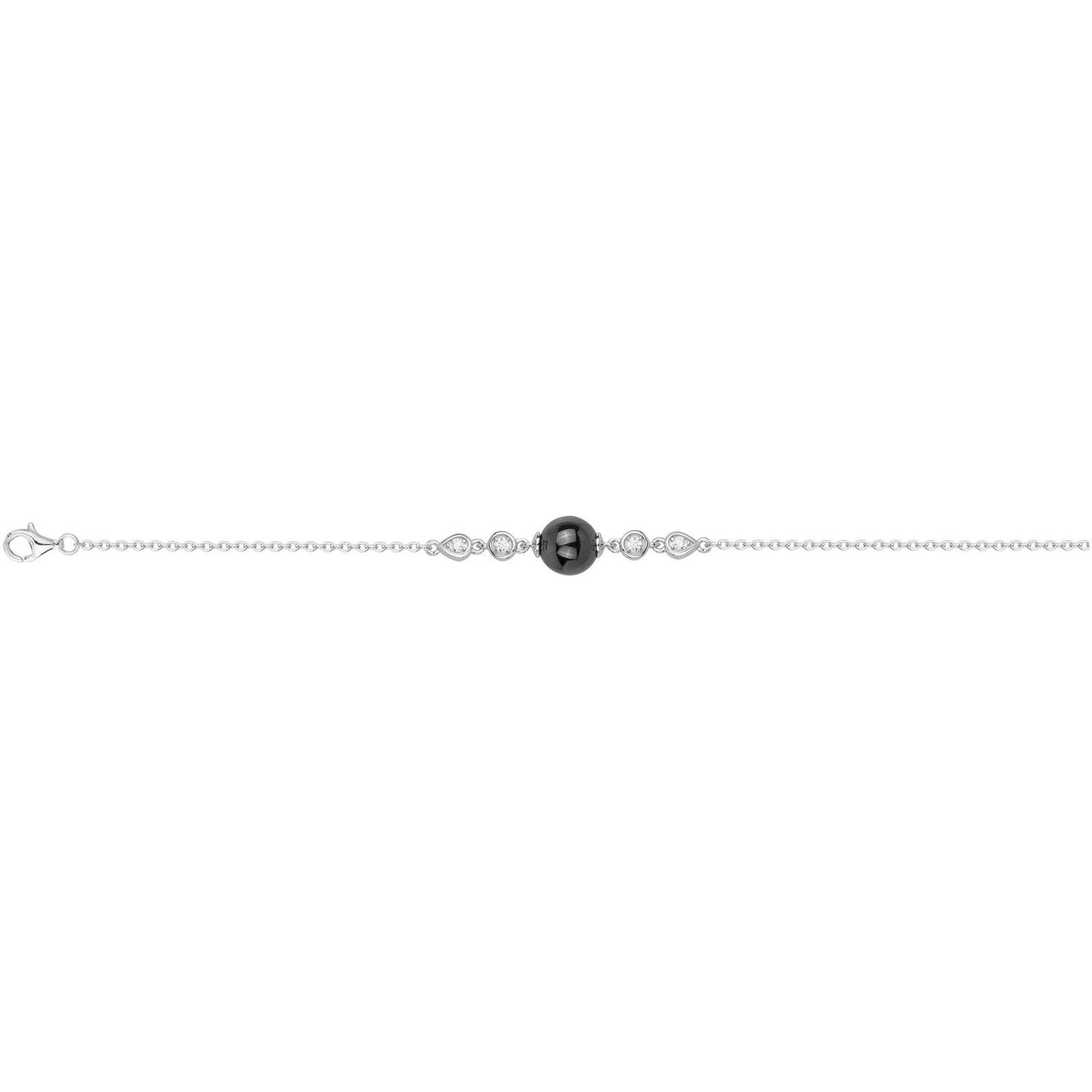 BRAC. ARG. 925, 4 OZ ET CERAM. NOIR 16+3CM