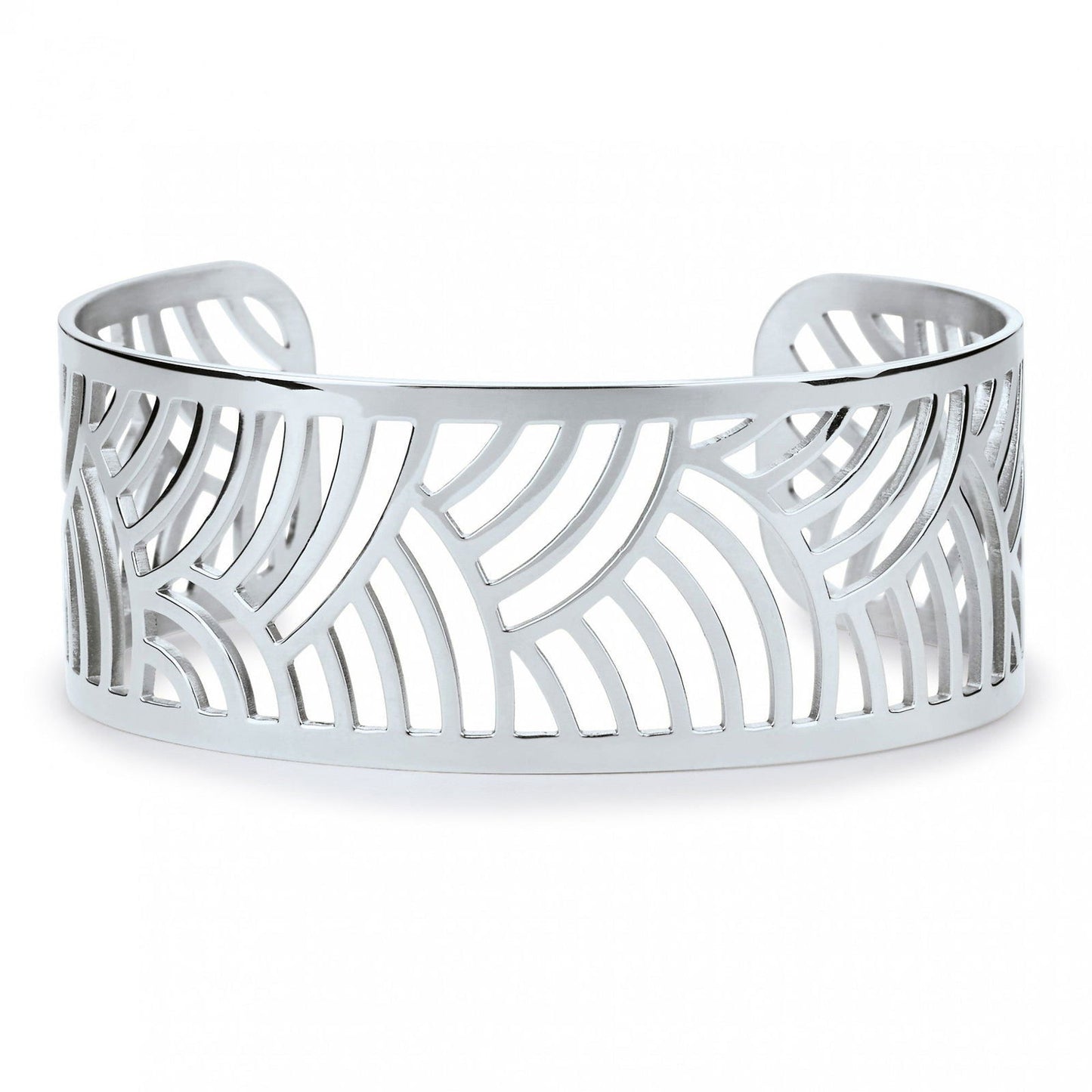 BRAC.JONC AC MOTIF JAPONAIS-DIAM.65 - Bijouterie Cordier