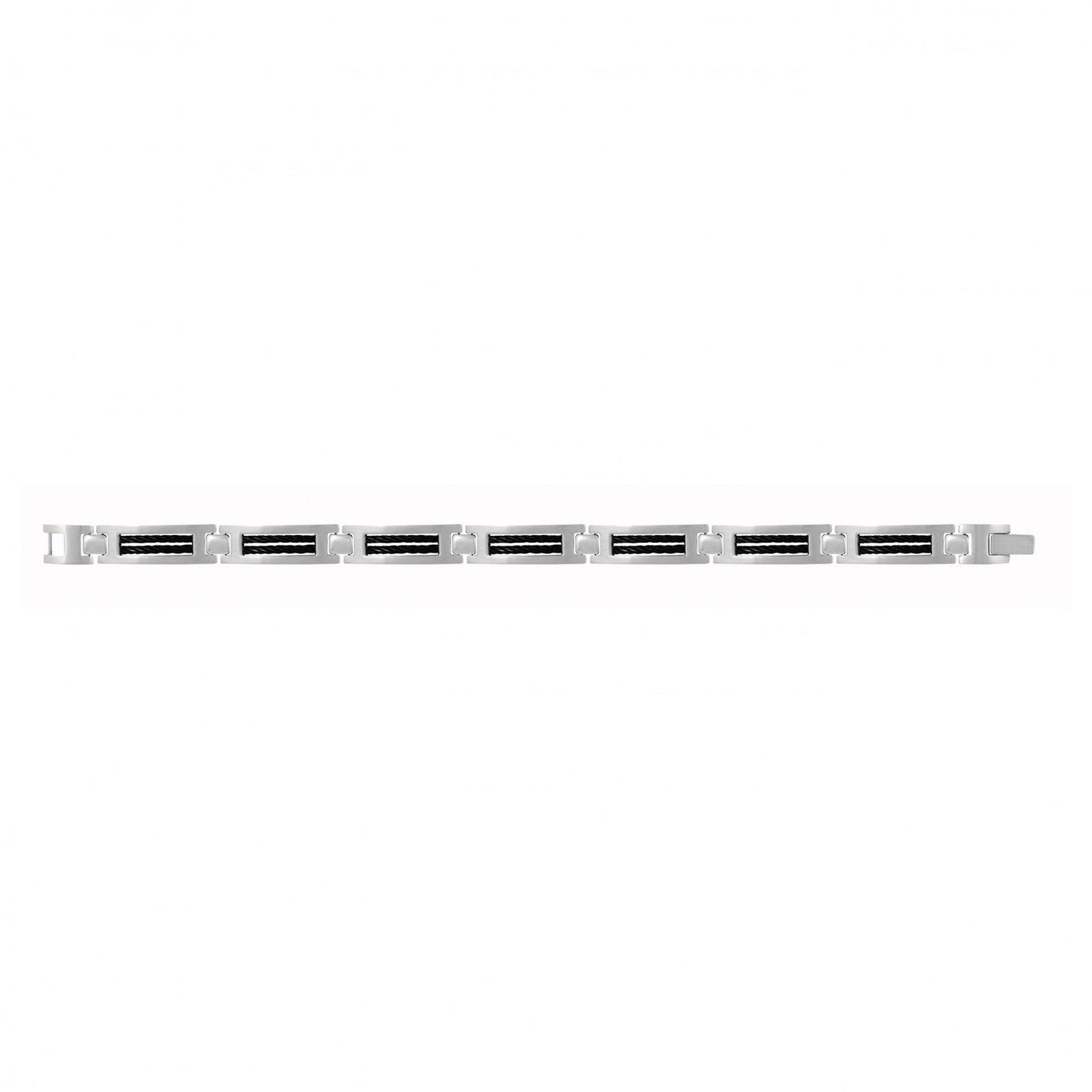 BRAC. AC/CABLE NOIR 21CM - Bijouterie Cordier