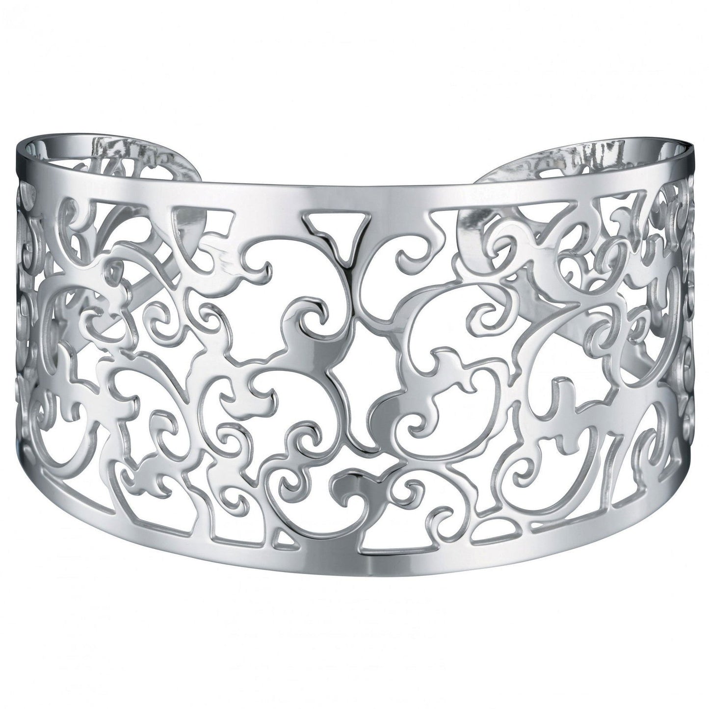 BRAC. MANCH.AC.ARABESQ.AJOUREES DIAM. 65 MM - Bijouterie Cordier