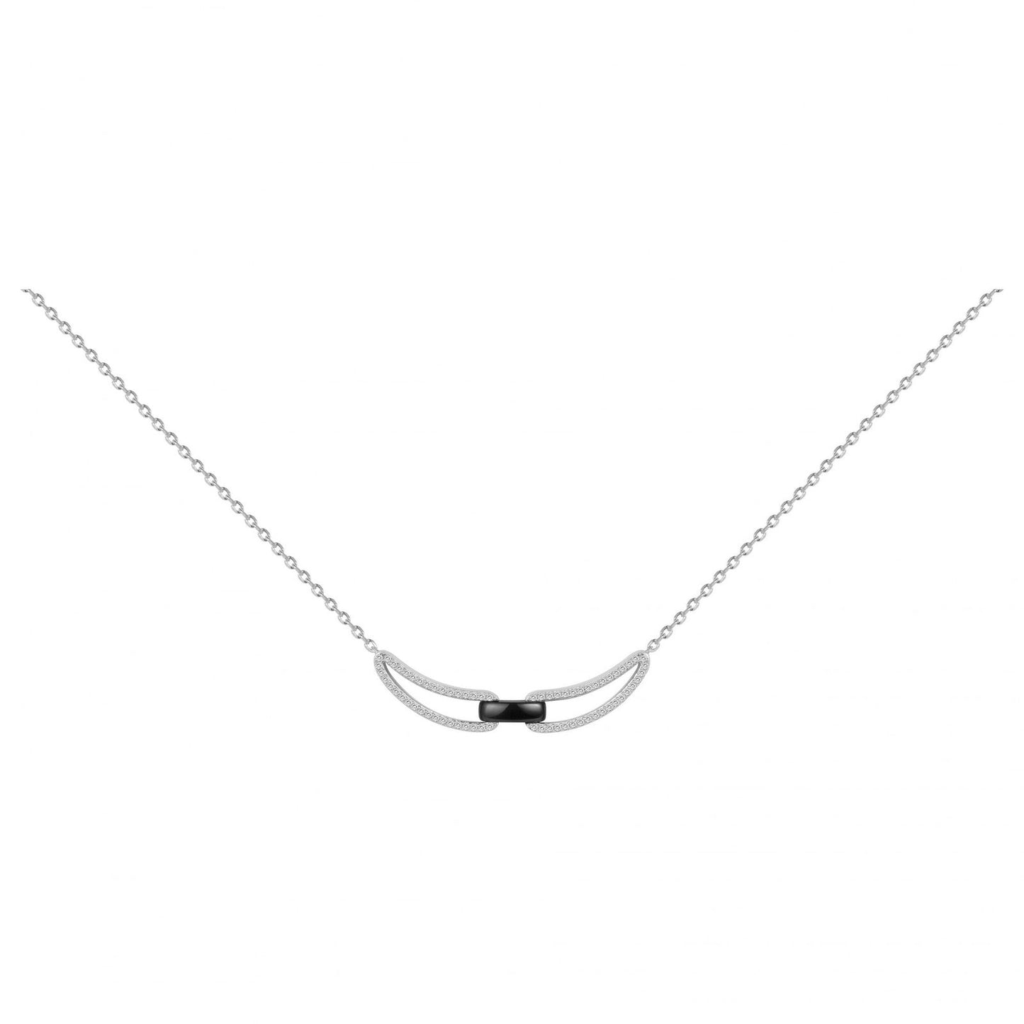 COLLIER ARGENT 68 OXYDES DE ZIRCONIUM - Bijouterie Cordier