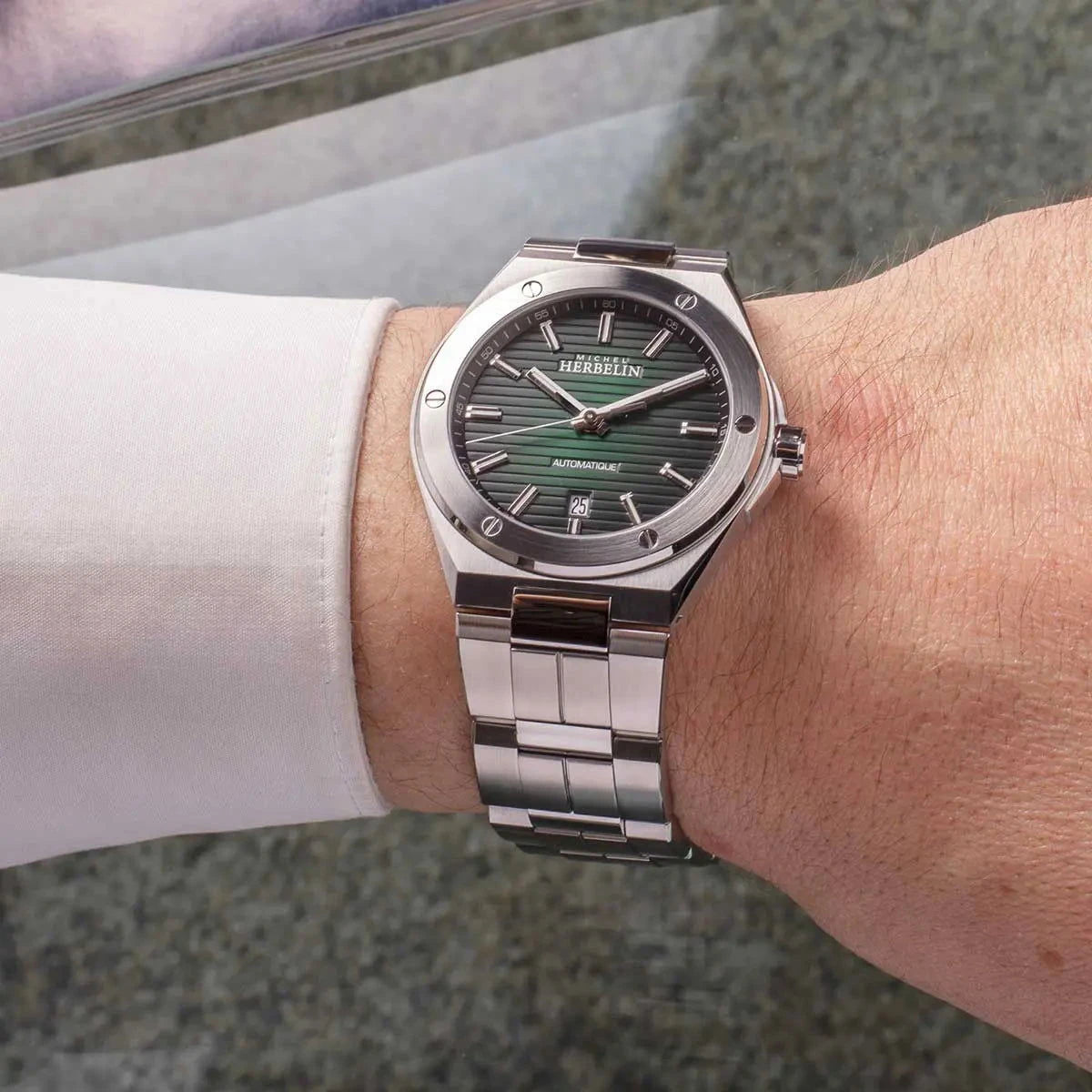 Cap Camarat Automatic Cadran Vert - Bijouterie Cordier