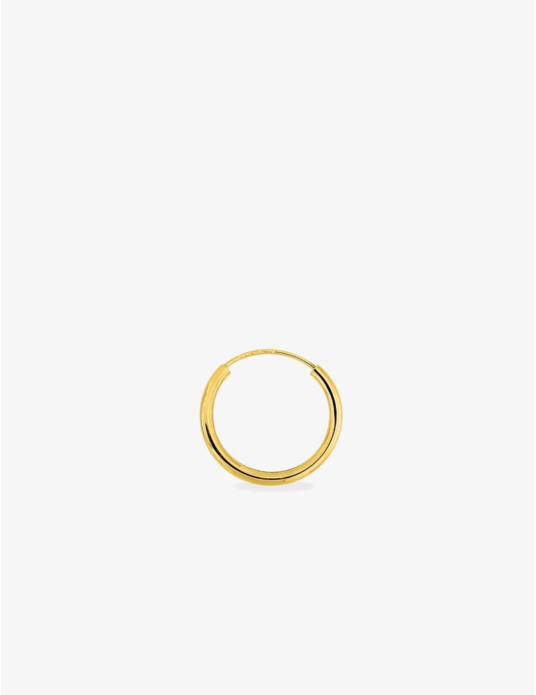 Paire de Créoles en Or 375/1000 – Ø 15 mm, Fil 1.5 mm