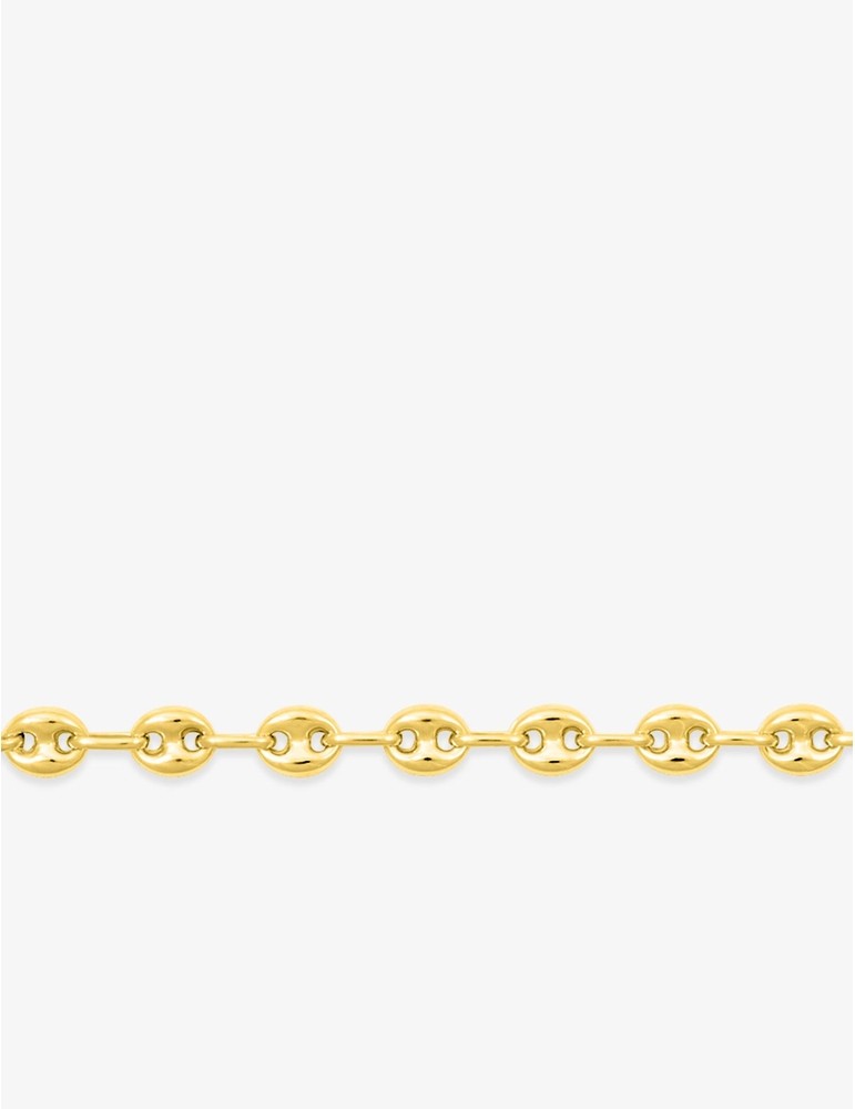 Collier Maille Grain de Café en Or Jaune 18K – 50cm