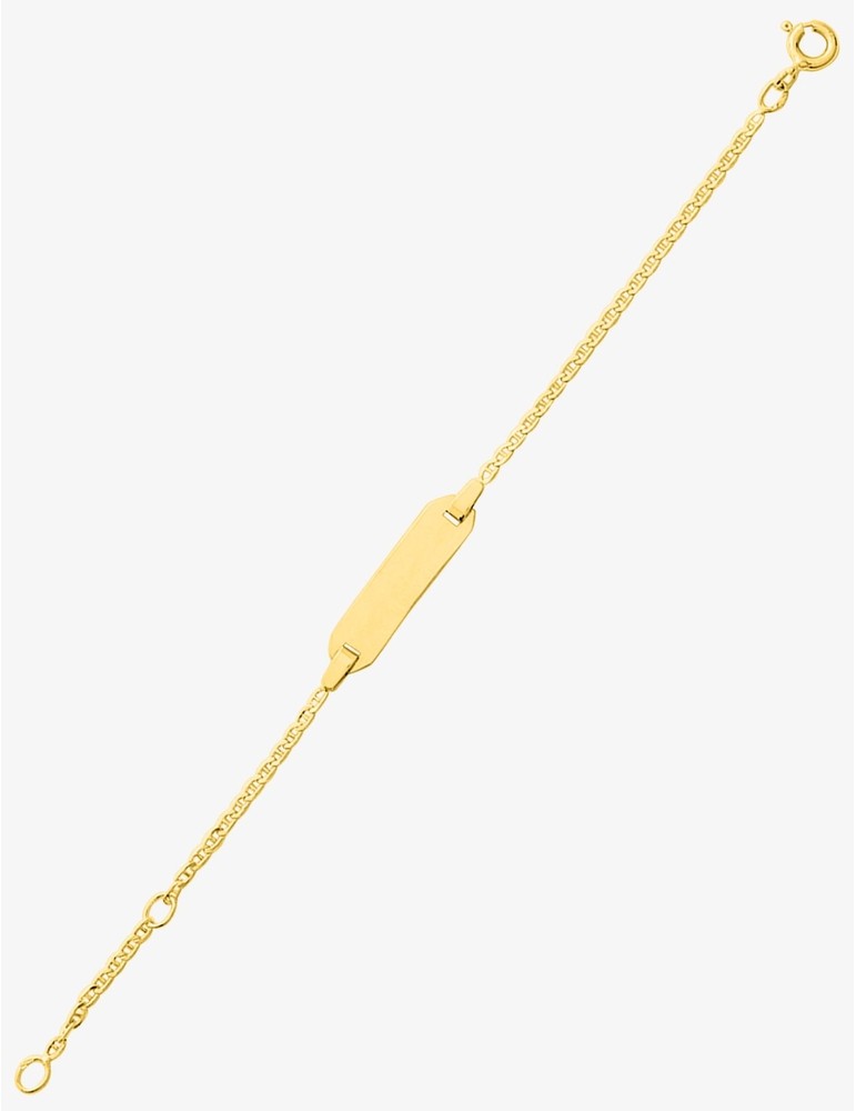 gourmette bebe or jaune 375/1000e - Bijouterie Cordier