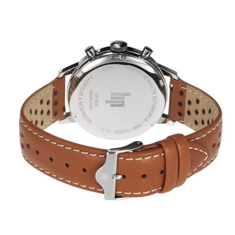 Montre Lip Rallye Méca-Quartz Chronographe Cadran Vert
