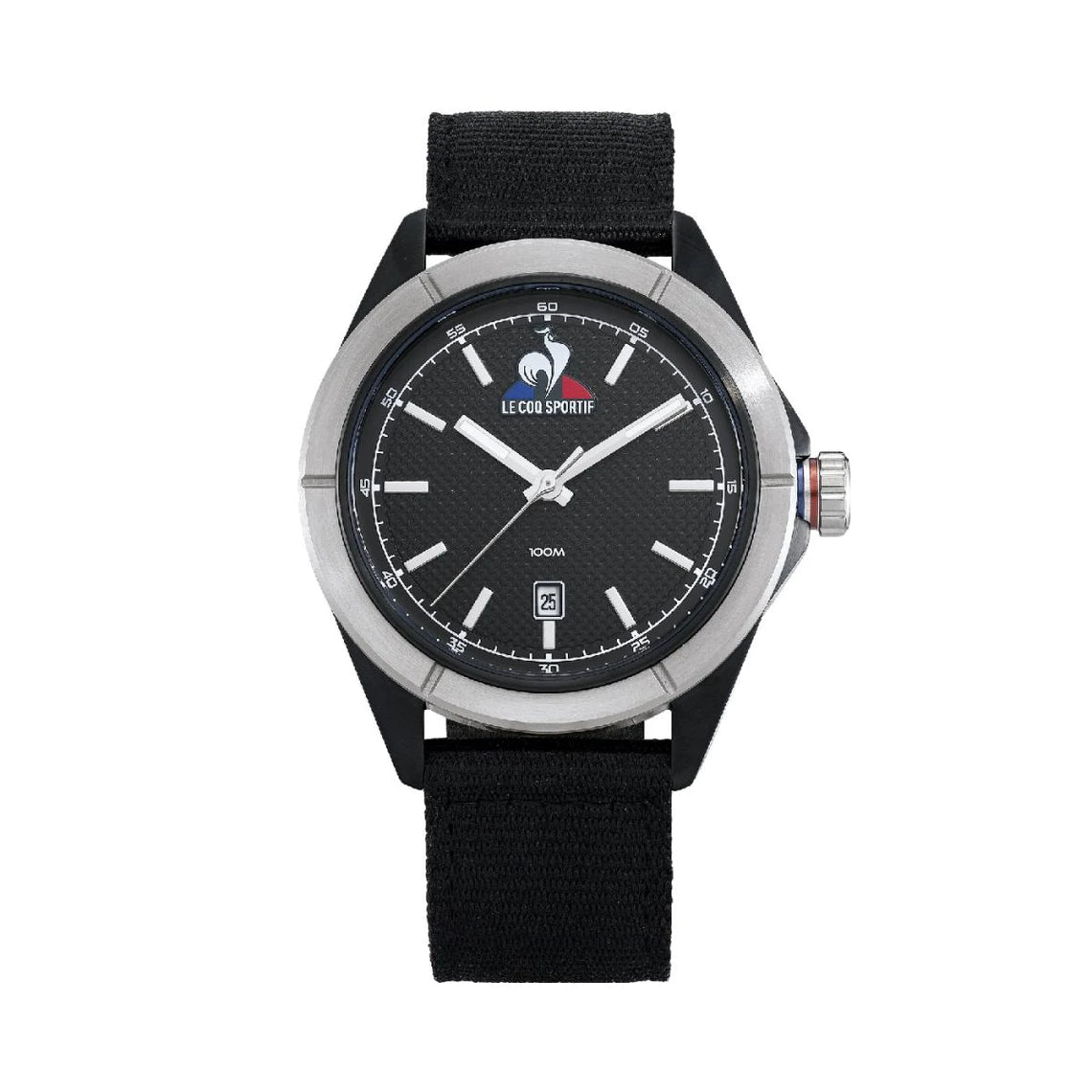 Montre Le Coq Sportif Essentiel en Nylon Noir pour Homme