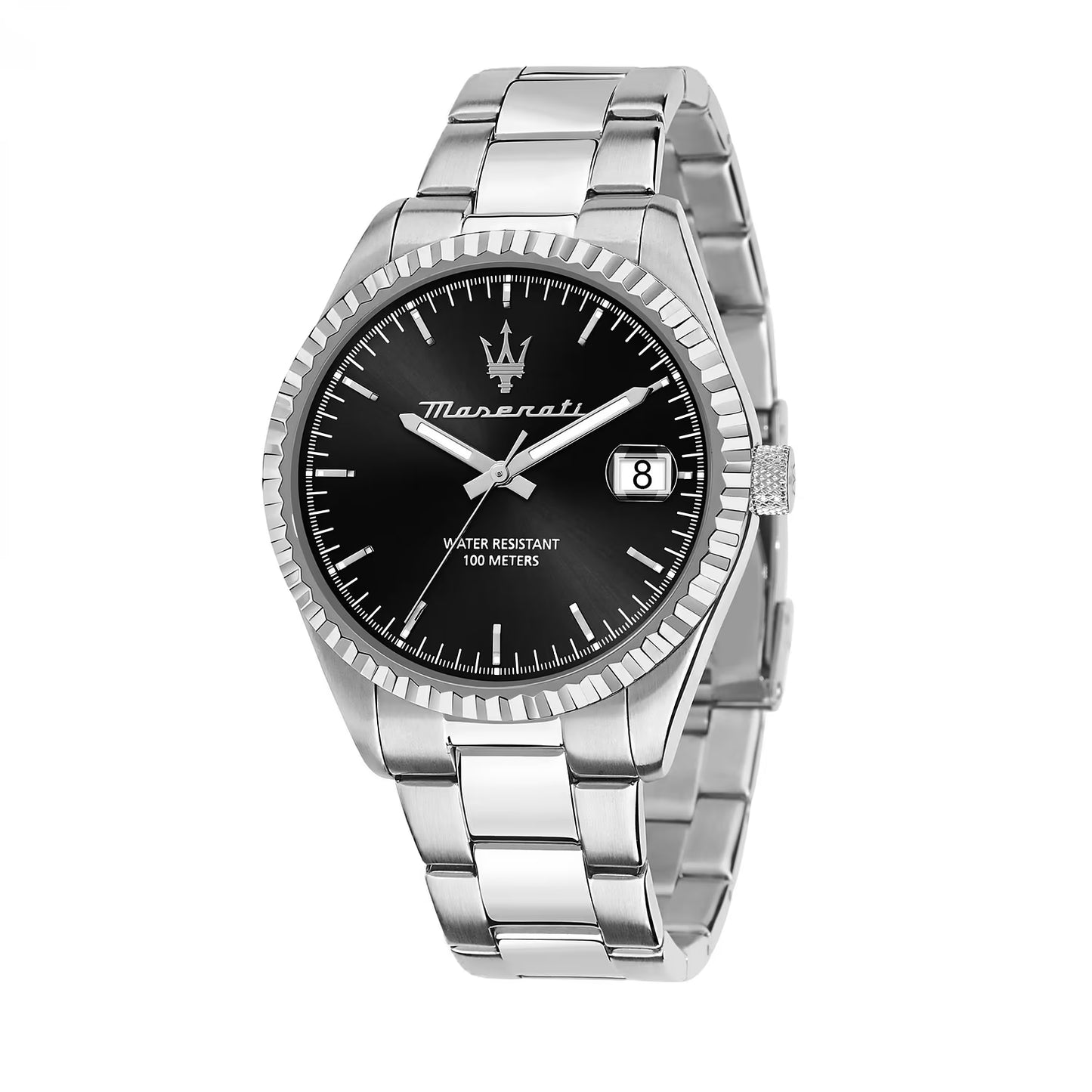 Montre Homme MASERATI COMPETIZIONE – Métal Gris, Cadran Noir