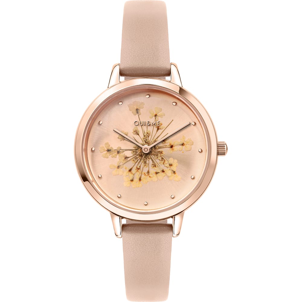Montre Femme OUI&ME Fleurette Rose