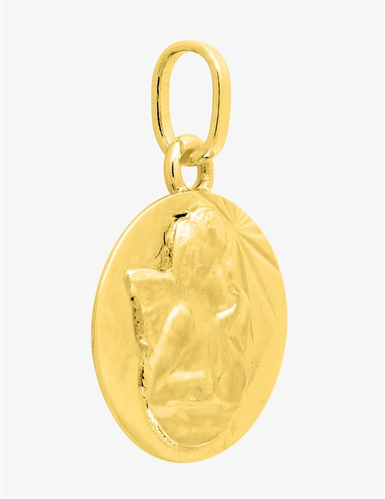 Pendentif Ange en Or Jaune 750/1000 – 15 x 18 mm
