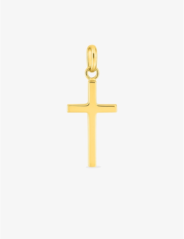 Pendentif Croix en Or Jaune 375‰ 22x13mm