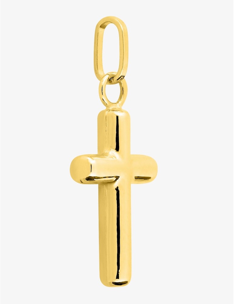 Pendentif croix or jaune 750 ‰ 0,5 x 15 mm