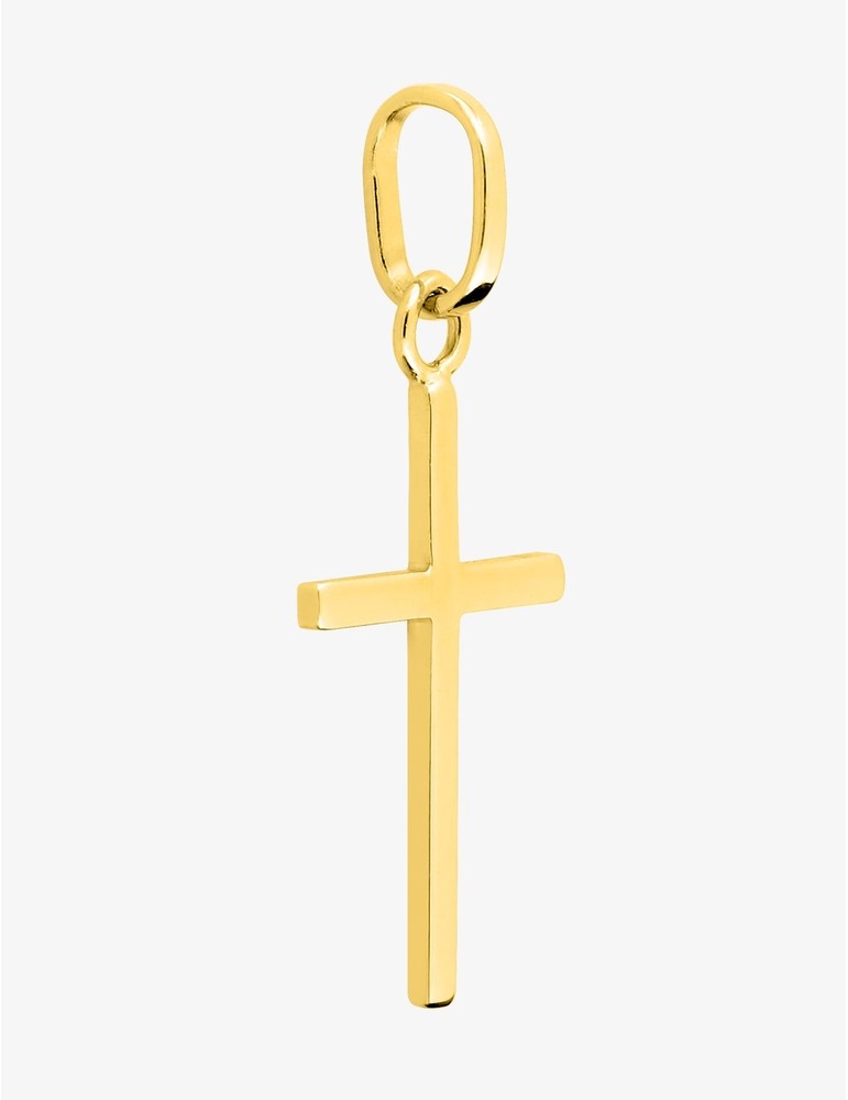 Pendentif Croix en Or Jaune 750/1000 – 10 x 20 mm