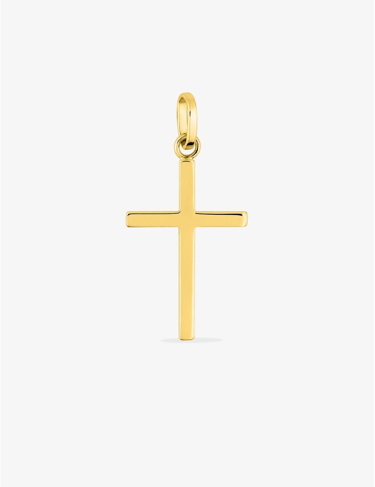 Pendentif Croix en Or Jaune 750/1000 – 12 x 25 mm