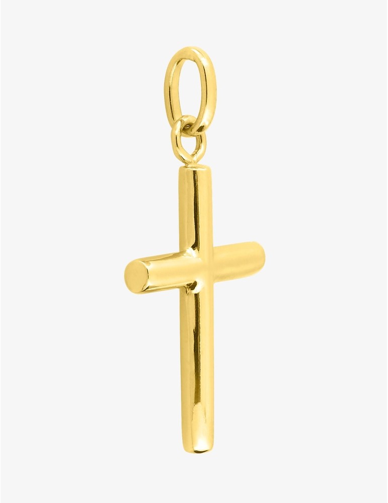 Pendentif Croix en Or Jaune 750/1000 – 15 x 30 mm