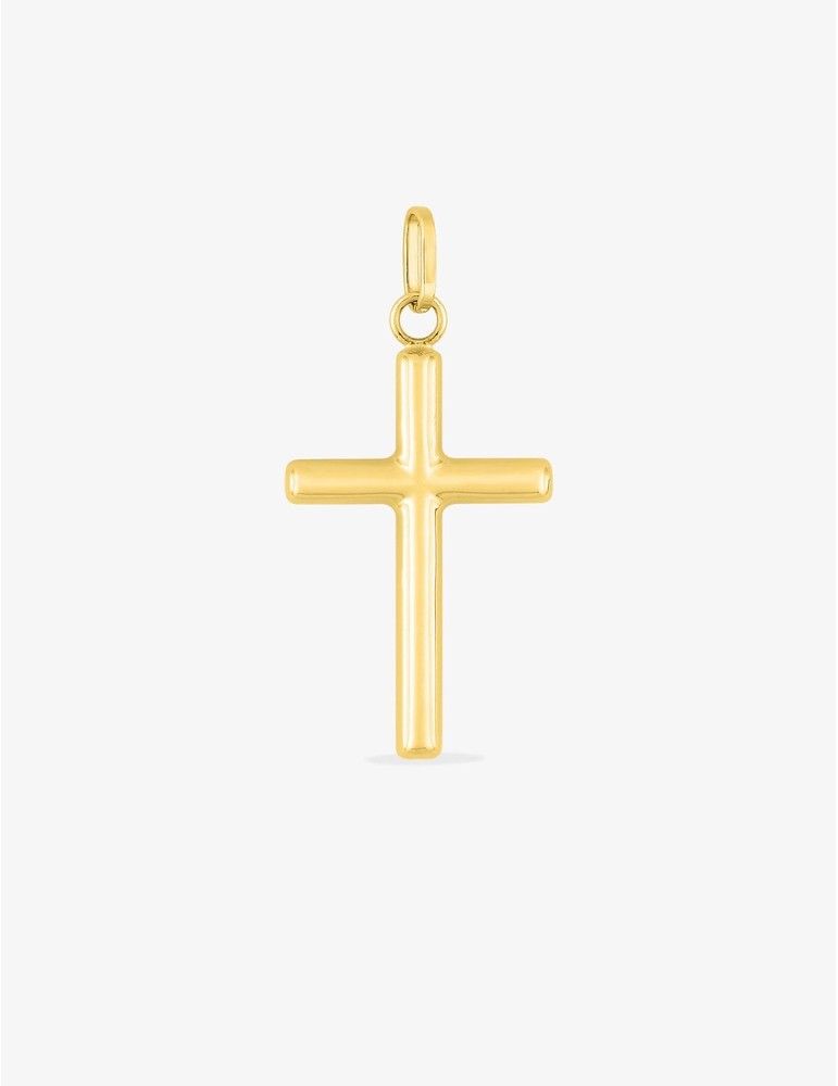 Pendentif Croix en Or Jaune 750/1000 – 8 x 20 mm
