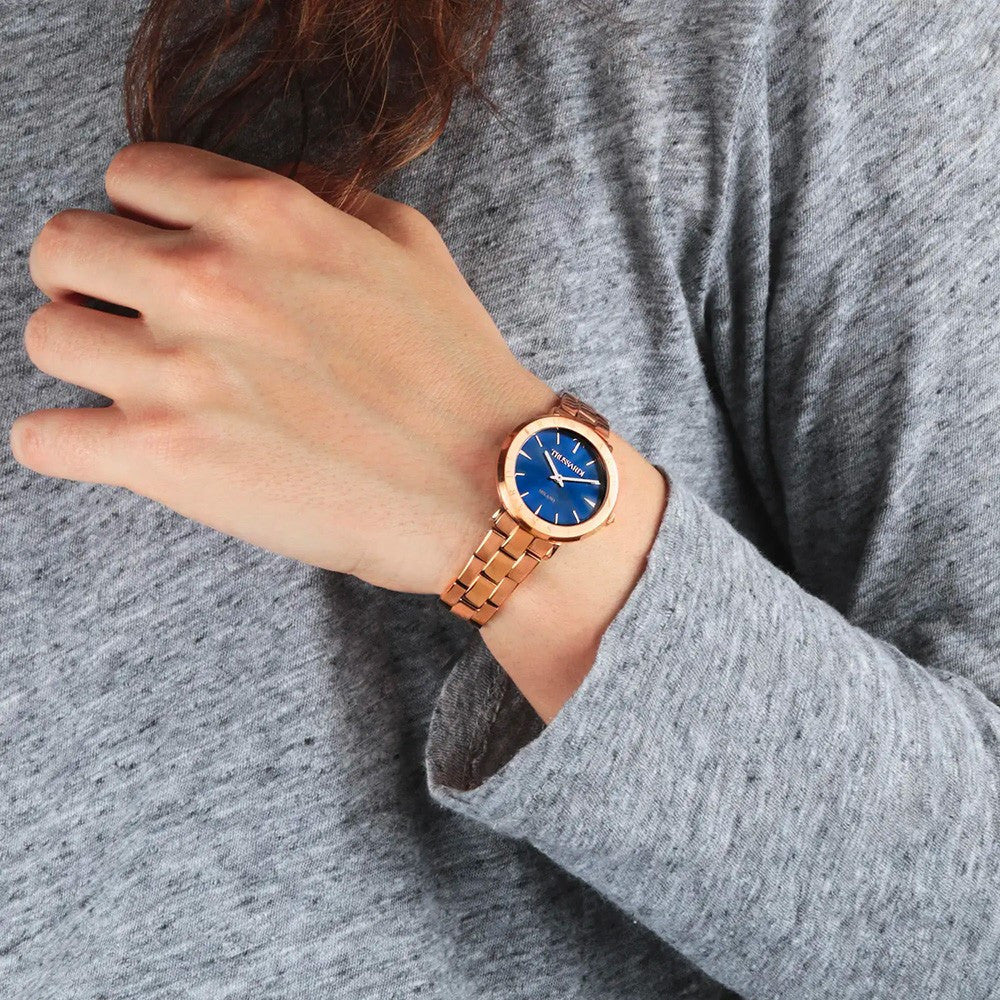 Montre Femme Trussardi T-Vision Or Rose et Bleu