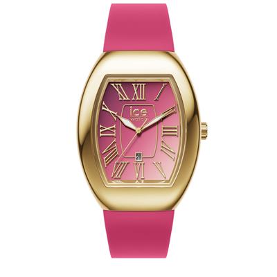 Montre ICE Boliday - Dome Metal Pink Gold Small 3H+D